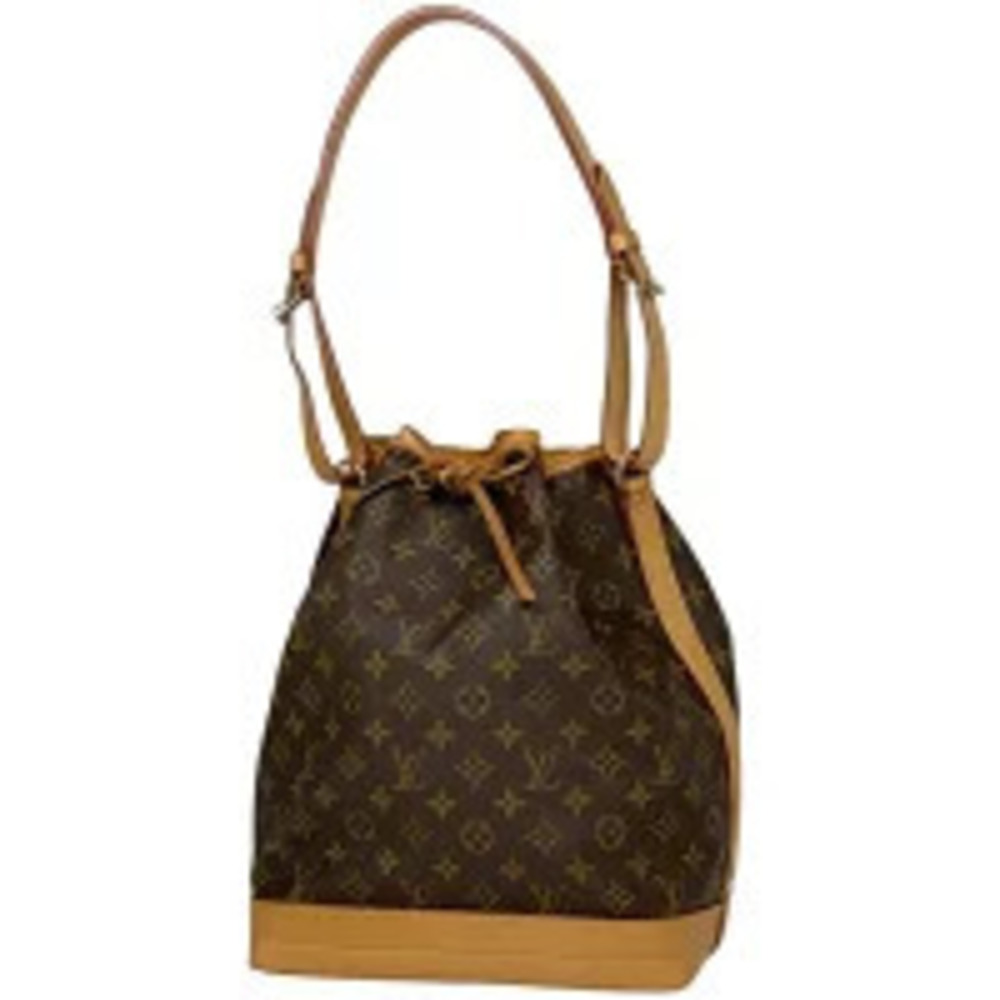 Louis Vuitton Noe Hobo Drawstring Shoulder Bag Monogram Brown